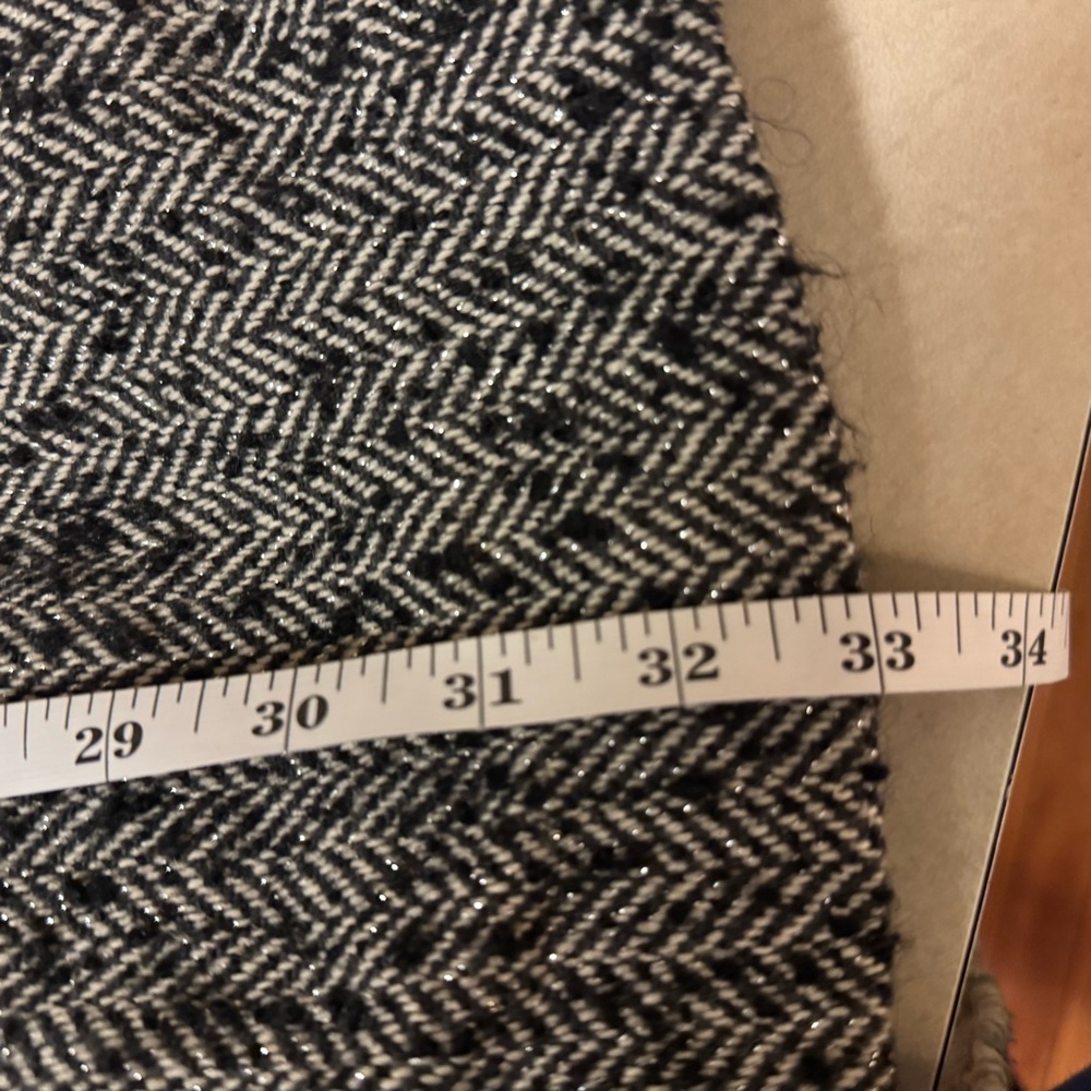 Betsey Johnson Herringbone Swing Coat Size 2 - Picture 11 of 11